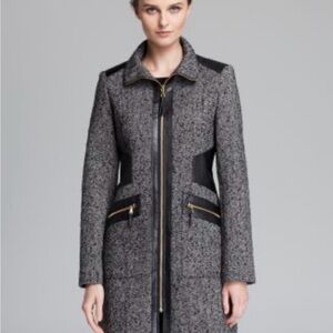 Via Spiga Donegal Tweed Coat